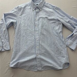 Classic Light Blue Men's Button Down Shirt